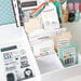 Scrapbook.com - Craft Room Basics - Pocket Cards Organizer - with Tabbed Dividers - White