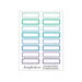Scrapbook.com - Craft Room Basics - Pocket Cards Organizer - 2 Pack - with Tabbed Dividers - Warms and Cools