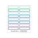 Scrapbook.com - Craft Room Basics - Pocket Cards Organizer - 2 Pack - with Tabbed Dividers - Warms and Cools