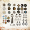 Tim Holtz - Idea-ology - Embellishment Kit - Buttons and Baubles