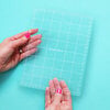 Scrapbook.com - Clearly Amazing Multi-Use Mat - Light Grip - Transparent with Grid - Standard - 6.5 x 8.5 - 1 Sheet