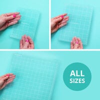 image of Scrapbook.com - Clearly Amazing Multi-Use Mat - Light Grip - Transparent with Grid - All Sizes - 3 pack