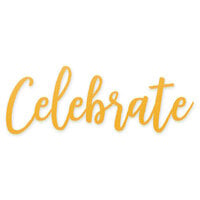 Scrapbook.com - Decorative Die - Mini - Celebrate