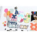 Scrapbook.com - Decorative Die Set - Happy Birthday Sentiments
