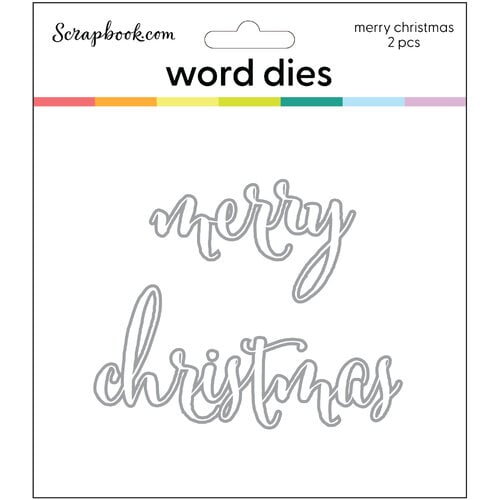 Sticker Festive WORD Christmas Wordfetti Sentiment, Phrase