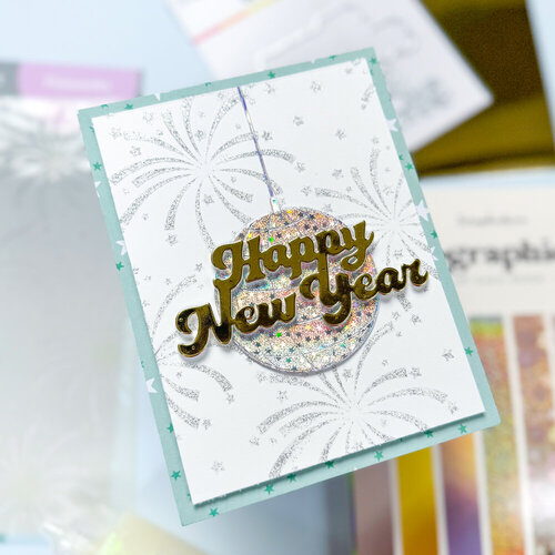  Holographic Mirror Paper - Metallic Paper Pad - A2 - 4.25 x 5.5 - 40 Sheets