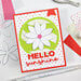 Scrapbook.com - Decorative Die Set - Market Bloom - Hello Sunshine, Sweet - Sentiments