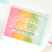 Scrapbook.com - Decorative Die Set - Birthday Celebration Sentiments