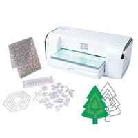 Sizzix - Big Shot Switch Plus Machine Die Cutting Bundle - White - Nested Fir Trees