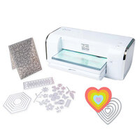 Sizzix - Big Shot Switch Plus Machine Die Cutting Bundle - White - Nested Hearts