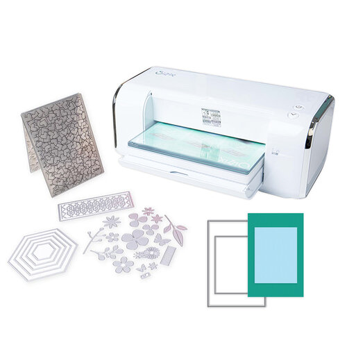 Sizzix - Big Shot Switch Plus Machine Die Cutting Bundle - White - Pocket Card Shapes