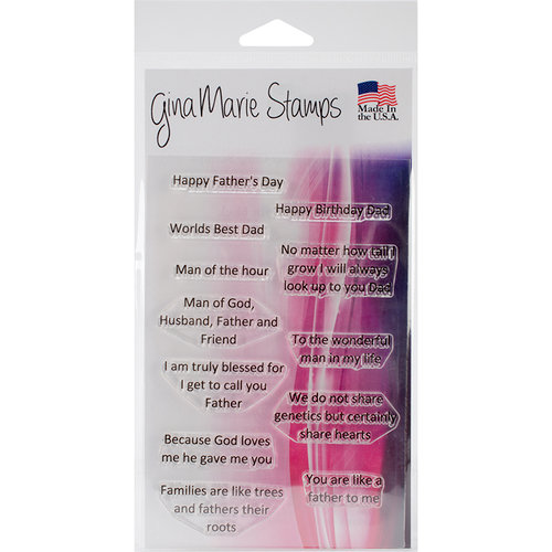 Gina Marie - Clear Acrylic Stamps - Fathers