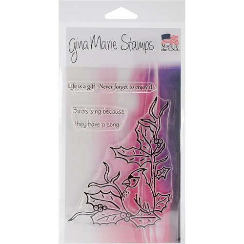 Gina Marie - Clear Acrylic Stamps - Cardinal