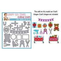 Scrappy Boy Stamps - Dies - Craft Wagon Add-Ons