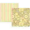 Scribble Scrabble - Naomi Collection - 12 x 12 Double Sided Paper - Retro Flower