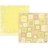 Scribble Scrabble - Naomi Collection - 12 x 12 Double Sided Paper - Retro Squares