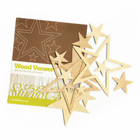 Studio Calico - Elementary Collection - Wood Veneer Pieces - Stars