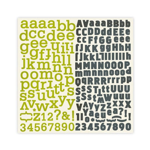 Studio Calico - Elementary Collection - 12 x 12 Cardstock Stickers - Alphabet, CLEARANCE