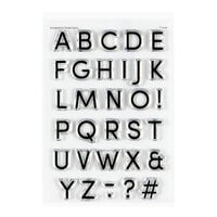Studio Calico - Clear Photopolymer Stamps - Print Alphabet