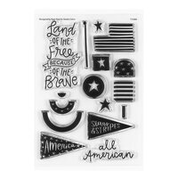 Studio Calico - Clear Photopolymer Stamps - All American