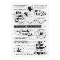Studio Calico - Clear Photopolymer Stamps - Little Things In Life
