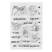 Studio Calico - Clear Photopolymer Stamps - High Fives