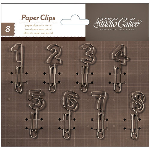 American Crafts - Studio Calico - Yearbook Collection - Paper Clips