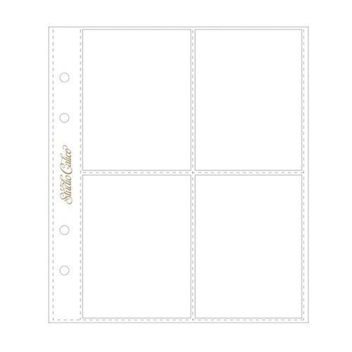 Studio Calico - 6 x 8 Photo Protectors for 4 x 3 Photos - Vertical - 6 Pack
