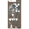 American Crafts - Studio Calico - Darling Dear Collection - Vellum Stickers - Shapes