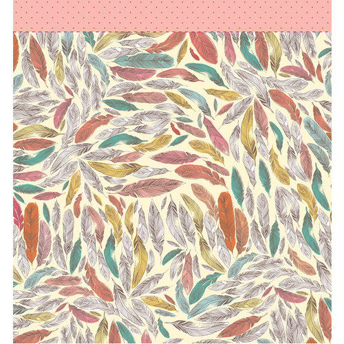 American Crafts - Studio Calico - Sundrifter Collection - 12 x 12 Double Sided Paper - Pocahontas