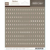 Studio Calico - Sundrifter Collection - Cardstock Stickers - Tiny Alphabet - Brown