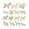 American Crafts - Studio Calico - Here and There Collection - Wood Veneer Pieces - Dogs