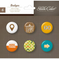 American Crafts - Studio Calico - Here and There Collection - Flair - Stickers