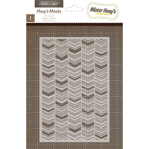 Studio Calico - Here and There Collection - Stencils Mask - Chevron