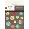 American Crafts - Studio Calico - Snippets Collection - Epoxy Brads