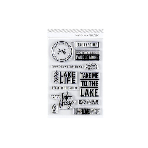 Studio Calico - Clear Photopolymer Stamps - On My Way - Lake