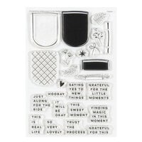 Studio Calico - Clear Photopolymer Stamps - Buildable Banners