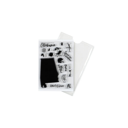 Studio Calico - Clear Photopolymer Stamps - Alabama