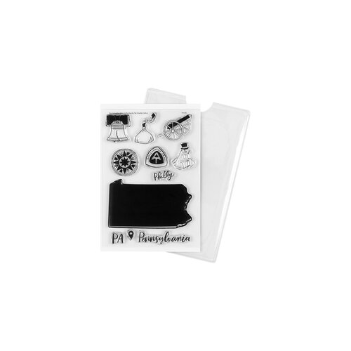 Studio Calico - Clear Photopolymer Stamps - Pennsylvania
