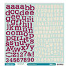 Studio Calico - Memoir Collection - 12 x 12 Cardstock Stickers - Alphabet