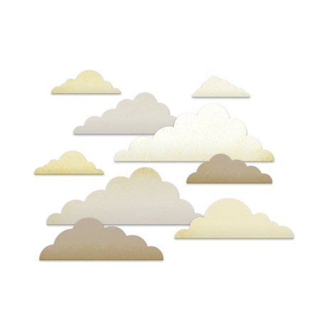 Studio Calico - Classic Calico Collection - Chipboard Shapes - Clouds