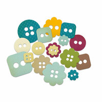 Studio Calico - Memoir Collection - Chipboard Shapes - Buttons