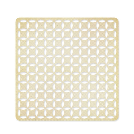 American Crafts - Studio Calico - Classic Calico Collection - 12 x 12 Die Cut Paper - Intertwined Circle - Tan