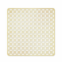 American Crafts - Studio Calico - Classic Calico Collection - 12 x 12 Die Cut Paper - Intertwined Circle - Tan