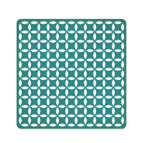 American Crafts - Studio Calico - Memoir Collection - 12 x 12 Die Cut Paper - Intertwined Circle - Teal American Crafts - Studio Calico - Memoir Collection - 12 x 12 Die Cut Paper - Intertwined Circle - Teal