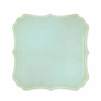 Studio Calico - Autumn Press Collection - 12 x 12 Die Cut Paper - Bracket - Light Blue