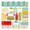 Studio Calico - Memoir Collection - Die Cut Cardstock Pieces - Tags