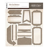 Studio Calico - Classic Calico Collection - Cardstock Stickers - Labels - Gray