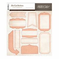 Studio Calico - Autumn Press Collection - Cardstock Stickers - Labels - Pink