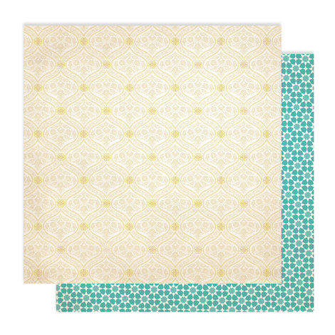 Studio Calico - Memoir Collection - 12 x 12 Double Sided Paper - Wallpaper